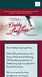 Mobile Screenshot of daddylonglegsmusical.com